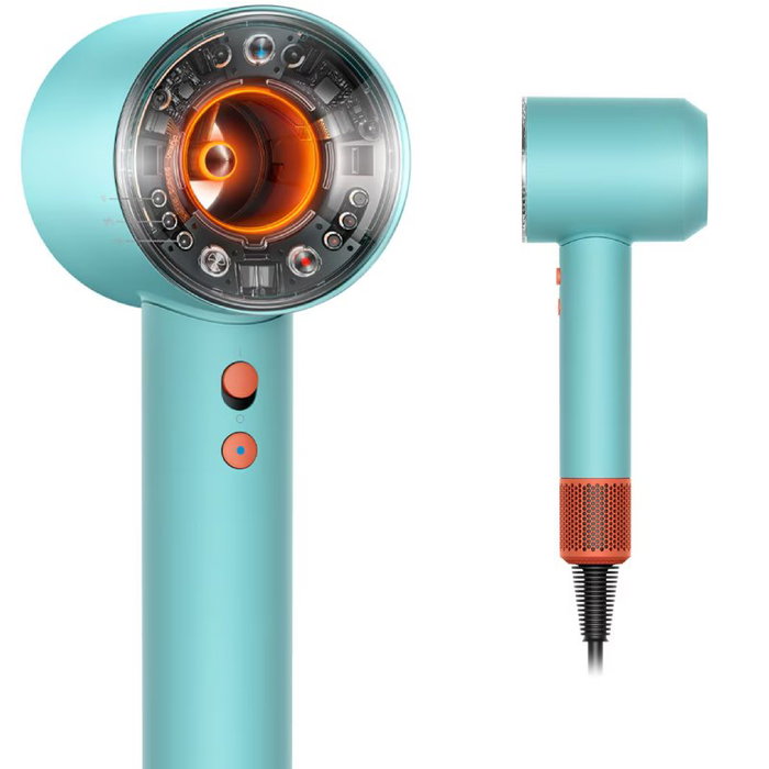 Dyson Secador de Pelo Supersonic Nural 1600W, Tecnología Iónica, Protección del Cuero Cabelludo, Color Azul